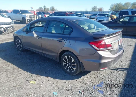 2015 Honda Civic Ex из США, поврежденный, VIN 19XFB2F85FE029135